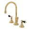 Kingston Brass KS2982PKL Duchess Widespread Bathroom Faucet W/ Brass Pop-Up, Brass KS2982PKL - alternate 1